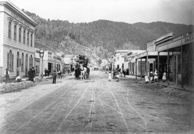 Historic town of Reefton on the West Coast of NZ